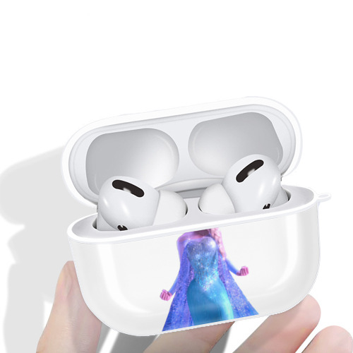アナと雪の女王 アンナ エルサ Frozen Anna Elsa 【AirPods Pro用】ハードシェル保護ケース 耐衝撃・防指紋・カラビナ付き商品仕様