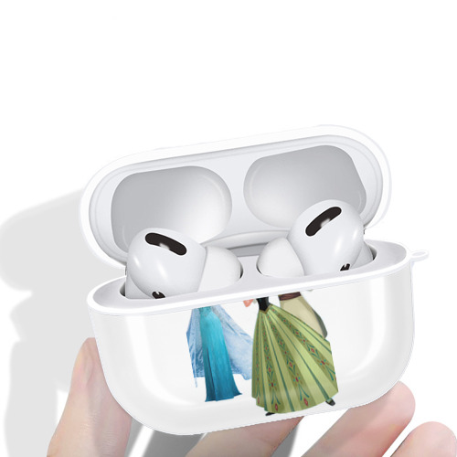 アナと雪の女王 アンナ エルサ Frozen Anna Elsa 【AirPods Pro用】ハードシェル保護ケース 耐衝撃・防指紋・カラビナ付き商品仕様