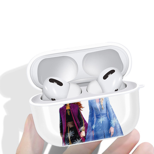 アナと雪の女王 アンナ エルサ Frozen Anna Elsa 【AirPods Pro用】ハードシェル保護ケース 耐衝撃・防指紋・カラビナ付き商品仕様
