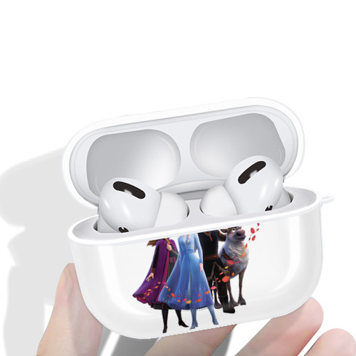 アナと雪の女王 アンナ エルサ Frozen Anna Elsa 【AirPods Pro用】ハードシェル保護ケース 耐衝撃・防指紋・カラビナ付き商品仕様