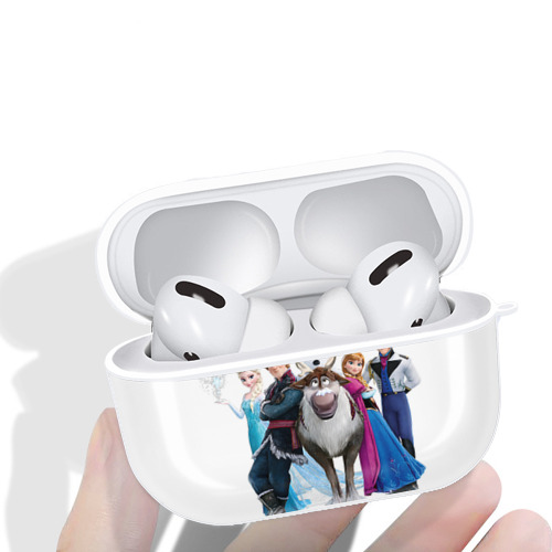 アナと雪の女王 アンナ エルサ Frozen Anna Elsa 【AirPods Pro用】ハードシェル保護ケース 耐衝撃・防指紋・カラビナ付き商品仕様
