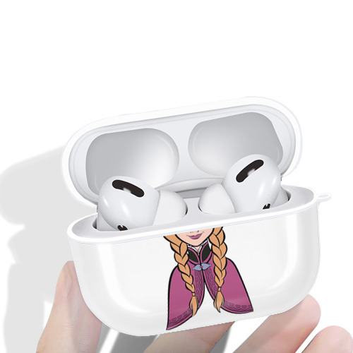 アナと雪の女王 アンナ エルサ Frozen Anna Elsa 【AirPods Pro用】ハードシェル保護ケース 耐衝撃・防指紋・カラビナ付き商品仕様