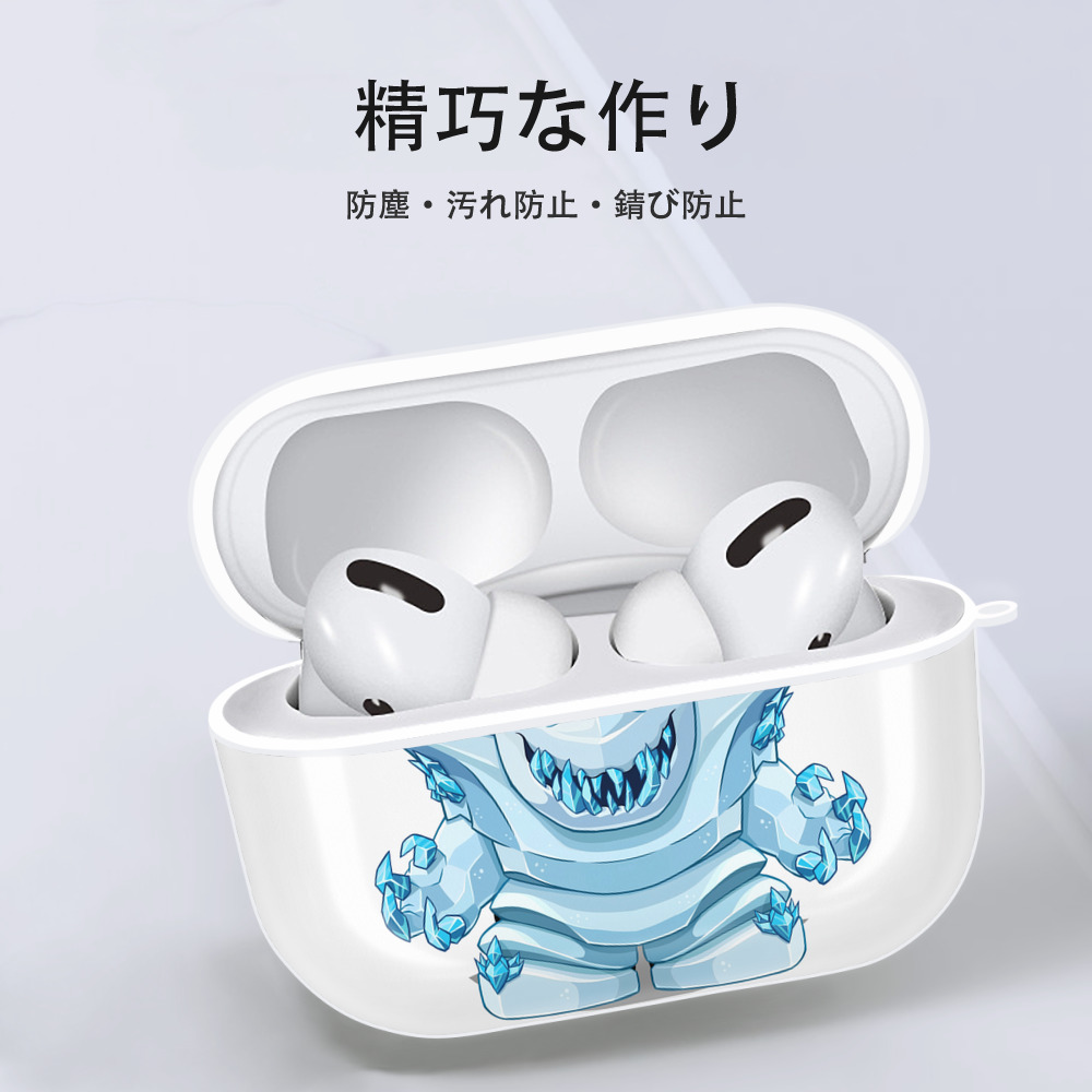 アナと雪の女王 アンナ エルサ Frozen Anna Elsa 【AirPods Pro用】ハードシェル保護ケース 耐衝撃・防指紋・カラビナ付き商品仕様