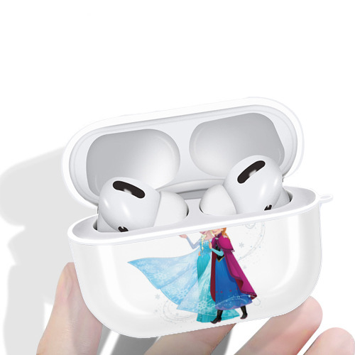 アナと雪の女王 アンナ エルサ Frozen Anna Elsa 【AirPods Pro用】ハードシェル保護ケース 耐衝撃・防指紋・カラビナ付き商品仕様