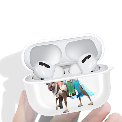 アナと雪の女王 アンナ エルサ Frozen Anna Elsa 【AirPods Pro用】ハードシェル保護ケース 耐衝撃・防指紋・カラビナ付き商品仕様