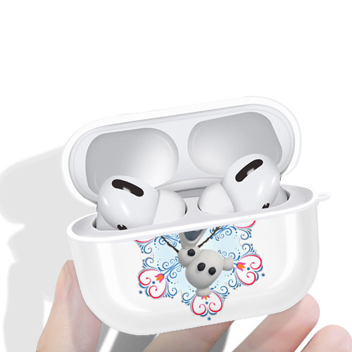 アナと雪の女王 アンナ エルサ Frozen Anna Elsa 【AirPods Pro用】ハードシェル保護ケース 耐衝撃・防指紋・カラビナ付き商品仕様