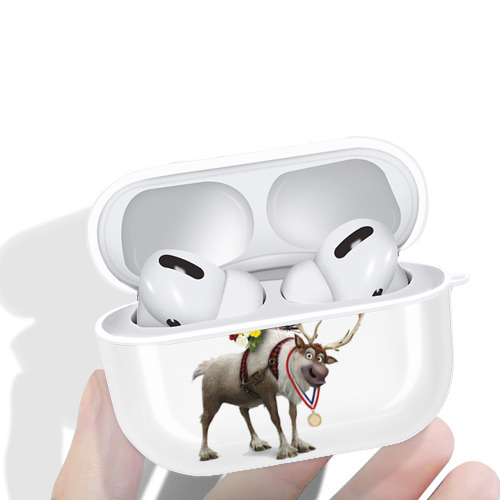 アナと雪の女王 アンナ エルサ Frozen Anna Elsa 【AirPods Pro用】ハードシェル保護ケース 耐衝撃・防指紋・カラビナ付き商品仕様