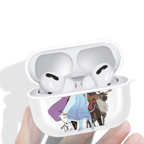 アナと雪の女王 アンナ エルサ Frozen Anna Elsa 【AirPods Pro用】ハードシェル保護ケース 耐衝撃・防指紋・カラビナ付き商品仕様