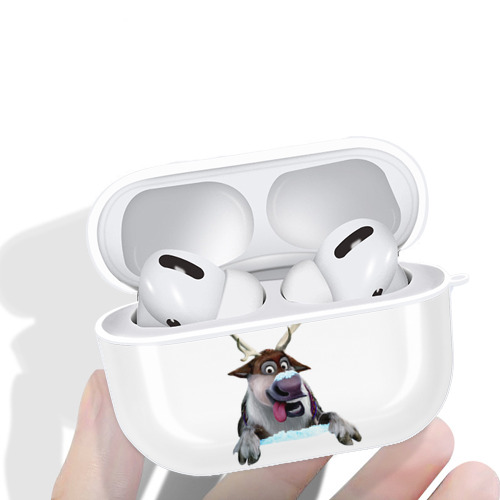 アナと雪の女王 アンナ エルサ Frozen Anna Elsa 【AirPods Pro用】ハードシェル保護ケース 耐衝撃・防指紋・カラビナ付き商品仕様
