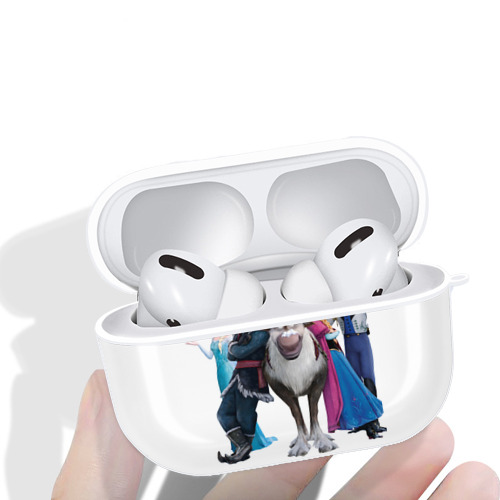 アナと雪の女王 アンナ エルサ Frozen Anna Elsa 【AirPods Pro用】ハードシェル保護ケース 耐衝撃・防指紋・カラビナ付き商品仕様