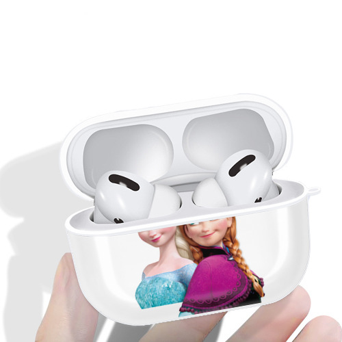アナと雪の女王 アンナ エルサ Frozen Anna Elsa 【AirPods Pro用】ハードシェル保護ケース 耐衝撃・防指紋・カラビナ付き商品仕様