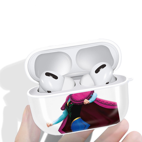 アナと雪の女王 アンナ エルサ Frozen Anna Elsa 【AirPods Pro用】ハードシェル保護ケース 耐衝撃・防指紋・カラビナ付き商品仕様