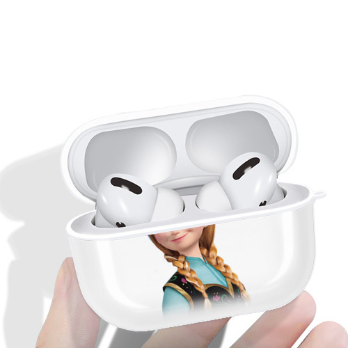 アナと雪の女王 アンナ エルサ Frozen Anna Elsa 【AirPods Pro用】ハードシェル保護ケース 耐衝撃・防指紋・カラビナ付き商品仕様