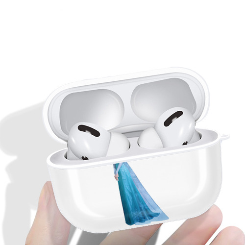 アナと雪の女王 アンナ エルサ Frozen Anna Elsa 【AirPods Pro用】ハードシェル保護ケース 耐衝撃・防指紋・カラビナ付き商品仕様