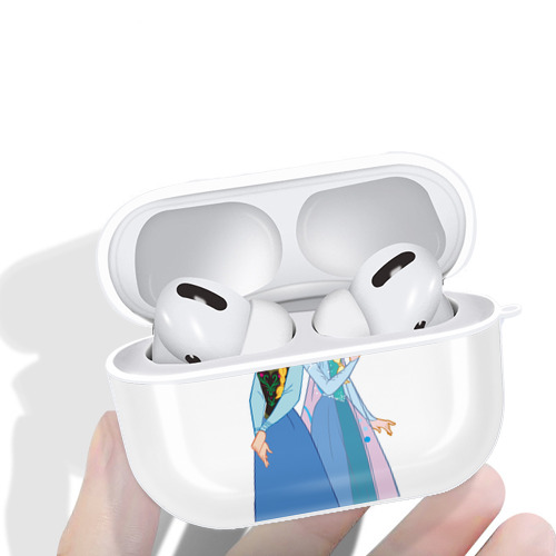 アナと雪の女王 アンナ エルサ Frozen Anna Elsa 【AirPods Pro用】ハードシェル保護ケース 耐衝撃・防指紋・カラビナ付き商品仕様