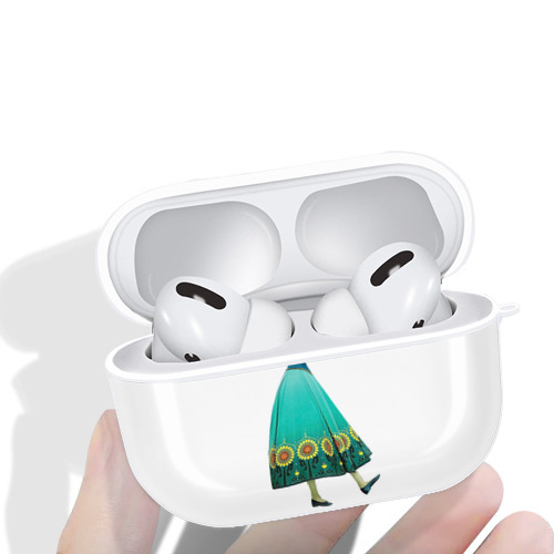 アナと雪の女王 アンナ エルサ Frozen Anna Elsa 【AirPods Pro用】ハードシェル保護ケース 耐衝撃・防指紋・カラビナ付き商品仕様