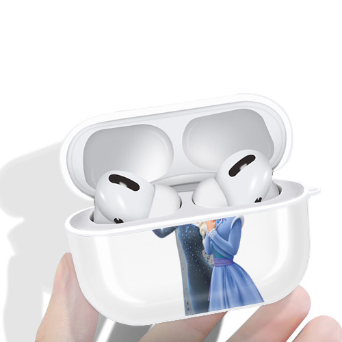 アナと雪の女王 アンナ エルサ Frozen Anna Elsa 【AirPods Pro用】ハードシェル保護ケース 耐衝撃・防指紋・カラビナ付き商品仕様
