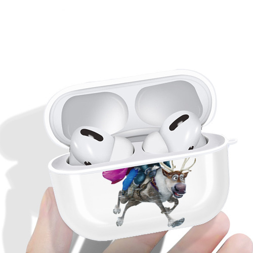 アナと雪の女王 アンナ エルサ Frozen Anna Elsa 【AirPods Pro用】ハードシェル保護ケース 耐衝撃・防指紋・カラビナ付き商品仕様