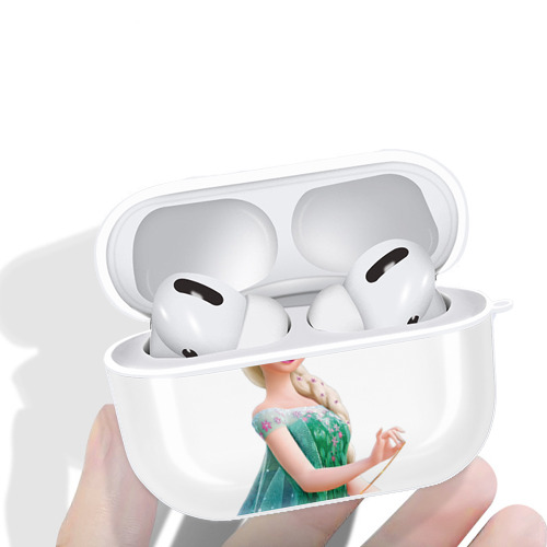 アナと雪の女王 アンナ エルサ Frozen Anna Elsa 【AirPods Pro用】ハードシェル保護ケース 耐衝撃・防指紋・カラビナ付き商品仕様
