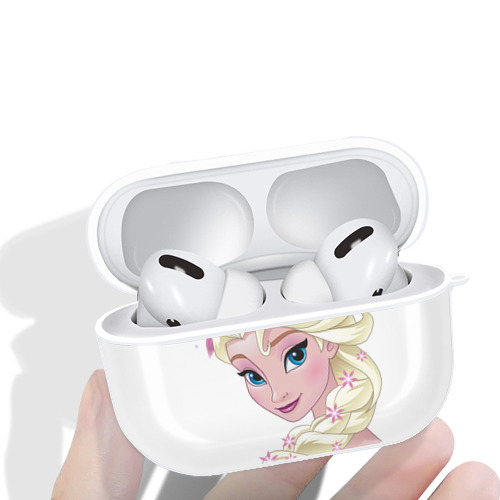 アナと雪の女王 アンナ エルサ Frozen Anna Elsa 【AirPods Pro用】ハードシェル保護ケース 耐衝撃・防指紋・カラビナ付き商品仕様