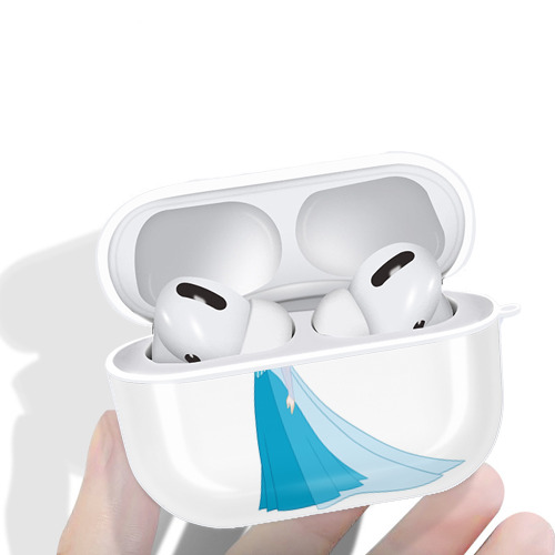 アナと雪の女王 アンナ エルサ Frozen Anna Elsa 【AirPods Pro用】ハードシェル保護ケース 耐衝撃・防指紋・カラビナ付き商品仕様