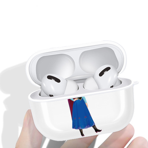 アナと雪の女王 アンナ エルサ Frozen Anna Elsa 【AirPods Pro用】ハードシェル保護ケース 耐衝撃・防指紋・カラビナ付き商品仕様