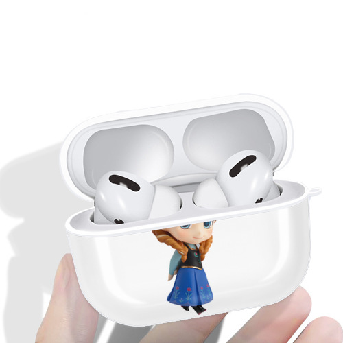 アナと雪の女王 アンナ エルサ Frozen Anna Elsa 【AirPods Pro用】ハードシェル保護ケース 耐衝撃・防指紋・カラビナ付き商品仕様