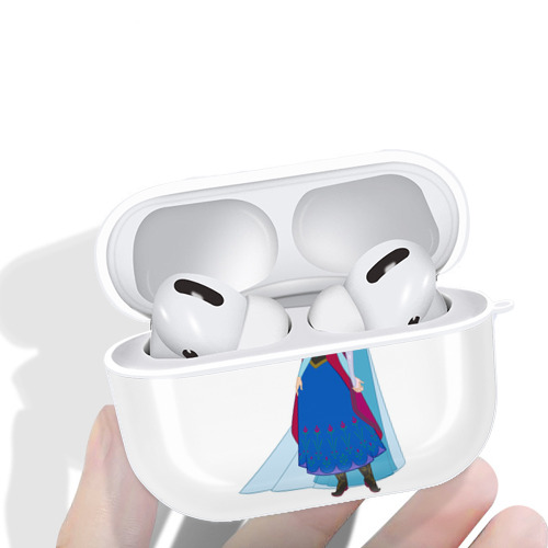 アナと雪の女王 アンナ エルサ Frozen Anna Elsa 【AirPods Pro用】ハードシェル保護ケース 耐衝撃・防指紋・カラビナ付き商品仕様