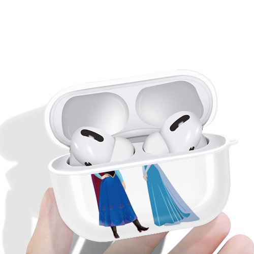 アナと雪の女王 アンナ エルサ Frozen Anna Elsa 【AirPods Pro用】ハードシェル保護ケース 耐衝撃・防指紋・カラビナ付き商品仕様