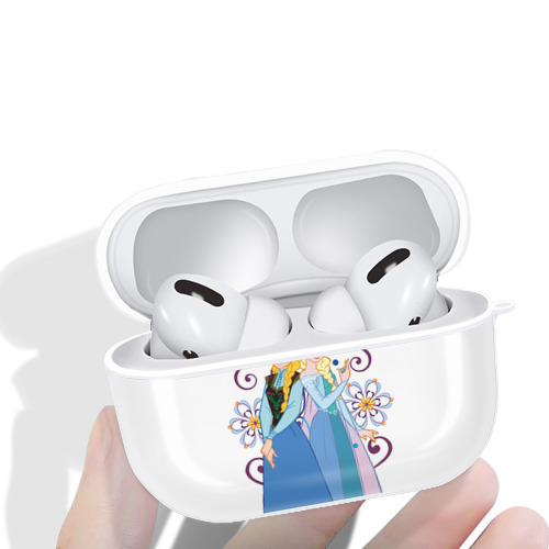 アナと雪の女王 アンナ エルサ Frozen Anna Elsa 【AirPods Pro用】ハードシェル保護ケース 耐衝撃・防指紋・カラビナ付き商品仕様