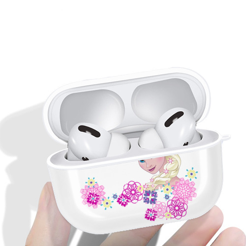 アナと雪の女王 アンナ エルサ Frozen Anna Elsa 【AirPods Pro用】ハードシェル保護ケース 耐衝撃・防指紋・カラビナ付き商品仕様