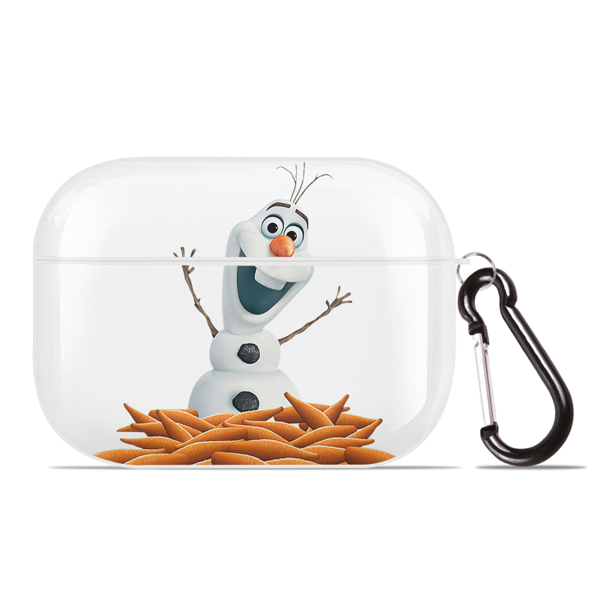 （画像用） アナと雪の女王 アンナ エルサ Frozen Anna Elsa 【AirPods Pro用】ハードシェル保護ケース 耐衝撃・防指紋・カラビナ付き商品仕様