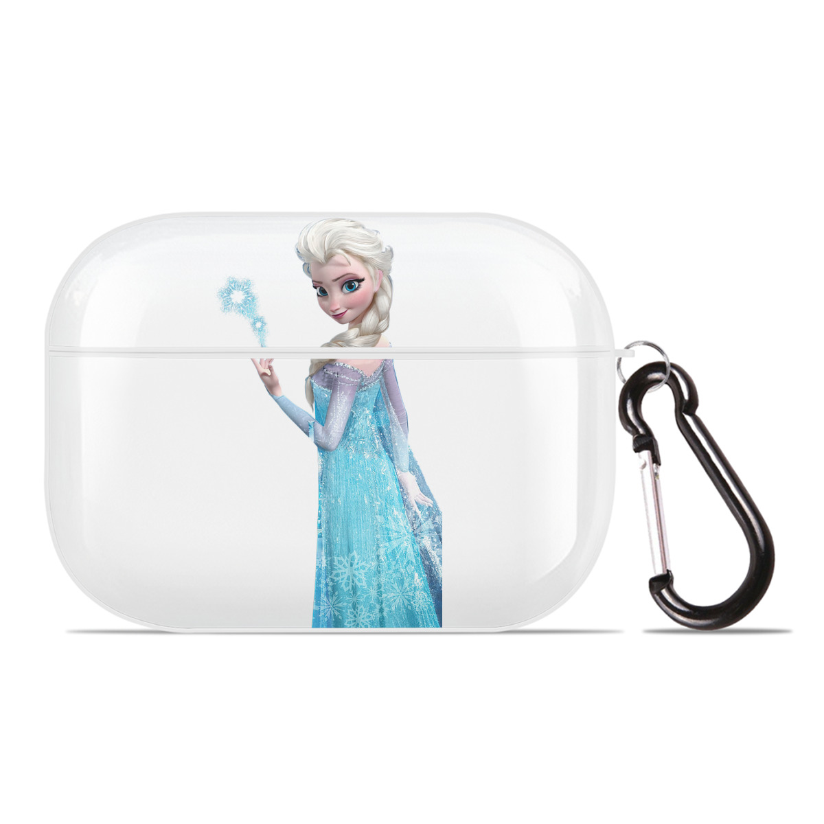 （画像用） アナと雪の女王 アンナ エルサ Frozen Anna Elsa 【AirPods Pro用】ハードシェル保護ケース 耐衝撃・防指紋・カラビナ付き商品仕様