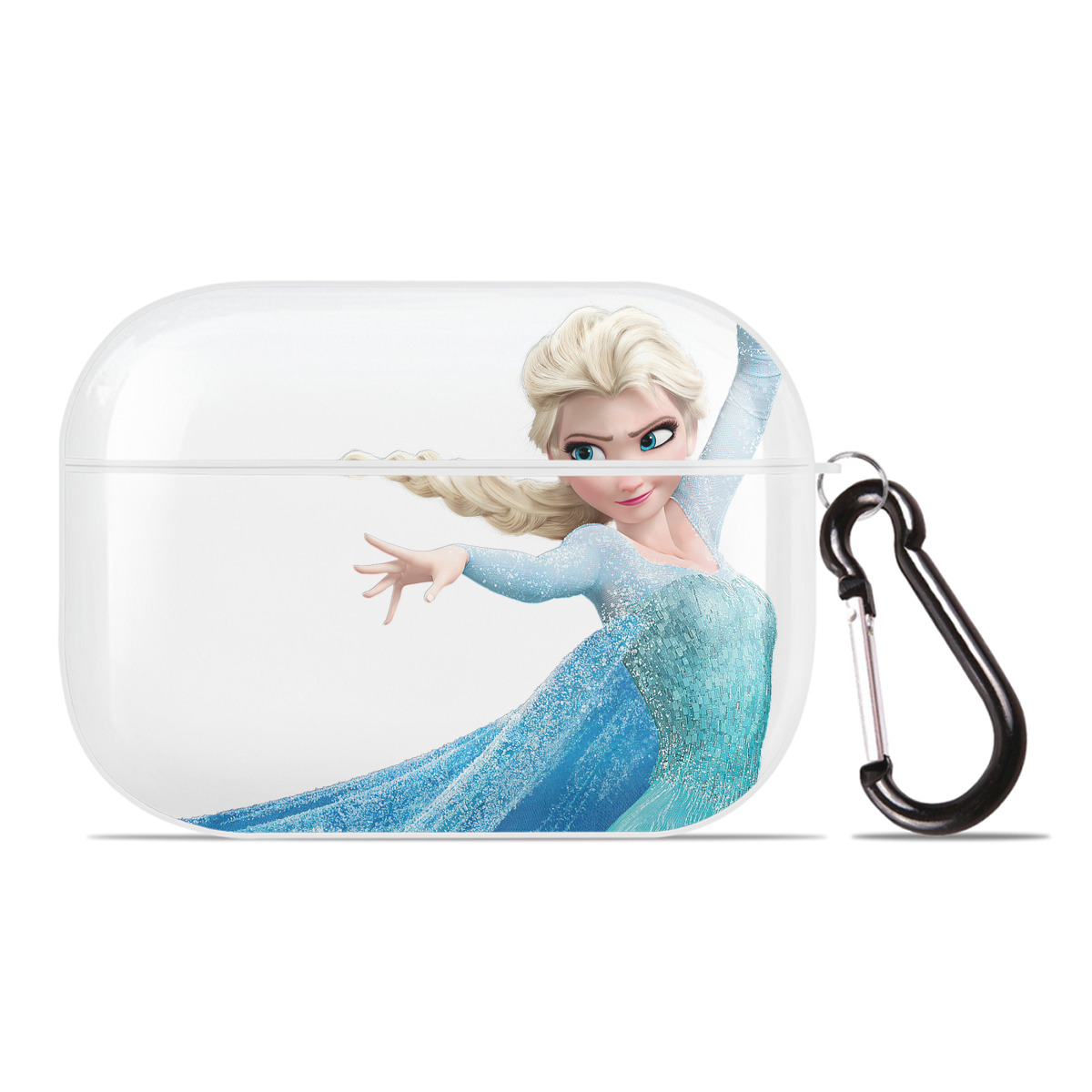 （画像用） アナと雪の女王 アンナ エルサ Frozen Anna Elsa 【AirPods Pro用】ハードシェル保護ケース 耐衝撃・防指紋・カラビナ付き商品仕様