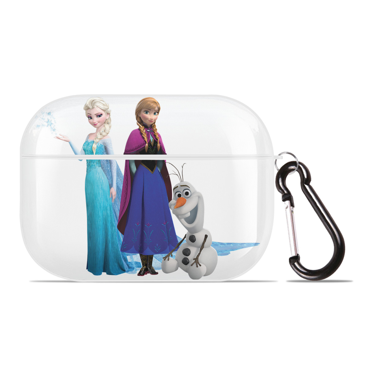 （画像用） アナと雪の女王 アンナ エルサ Frozen Anna Elsa 【AirPods Pro用】ハードシェル保護ケース 耐衝撃・防指紋・カラビナ付き商品仕様
