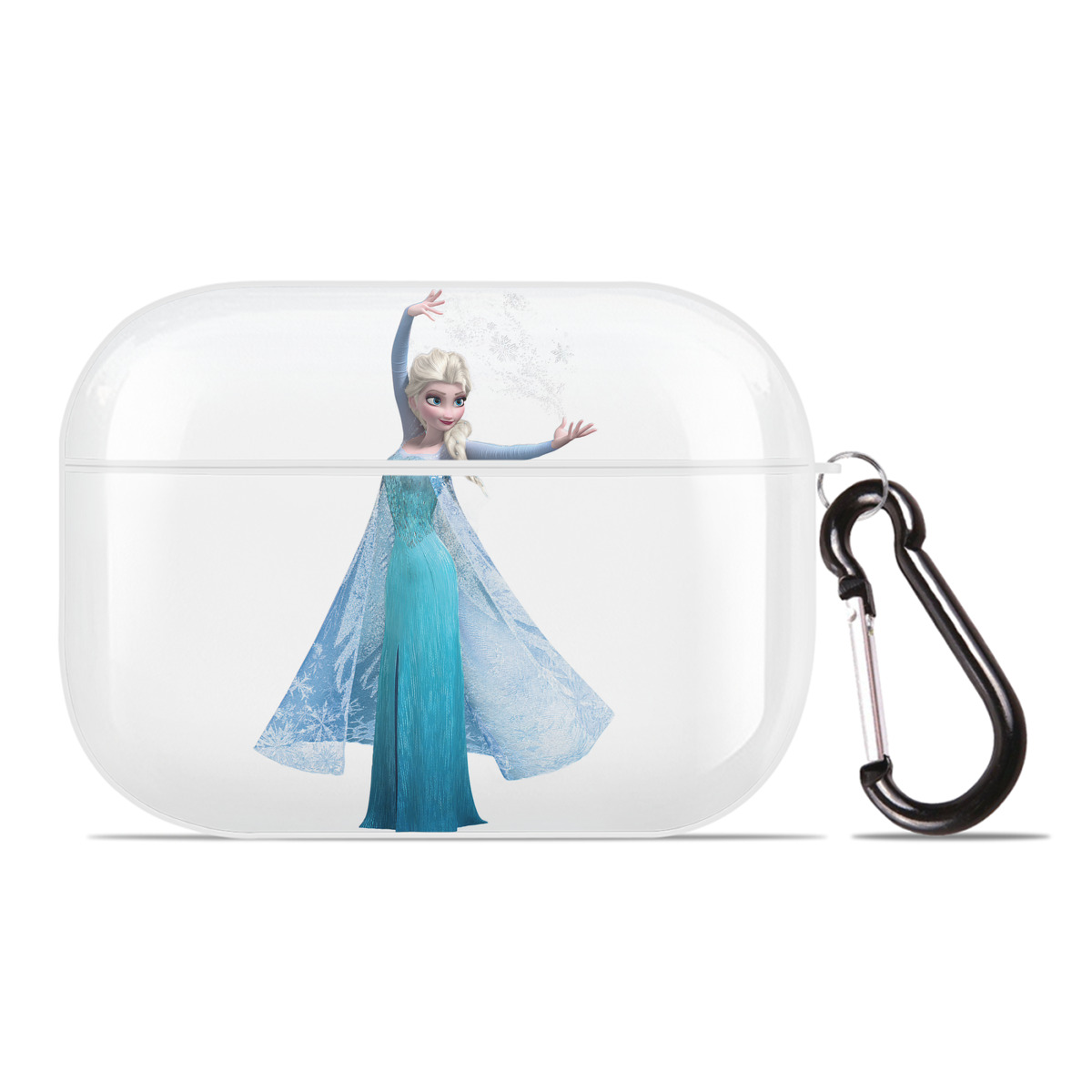 （画像用） アナと雪の女王 アンナ エルサ Frozen Anna Elsa 【AirPods Pro用】ハードシェル保護ケース 耐衝撃・防指紋・カラビナ付き商品仕様