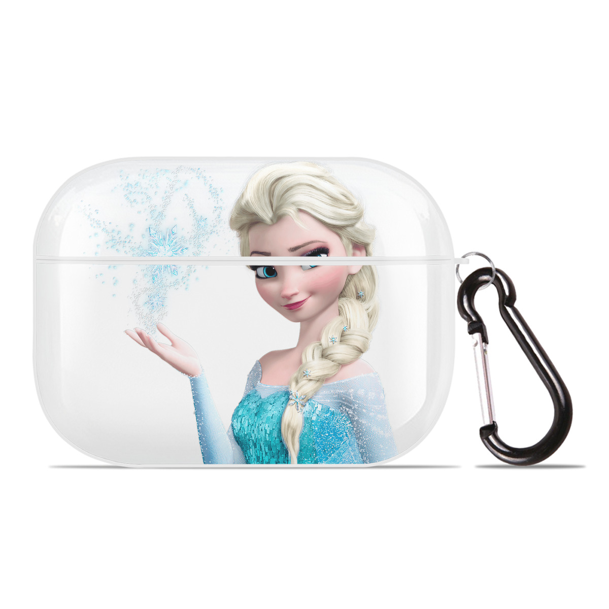（画像用） アナと雪の女王 アンナ エルサ Frozen Anna Elsa 【AirPods Pro用】ハードシェル保護ケース 耐衝撃・防指紋・カラビナ付き商品仕様