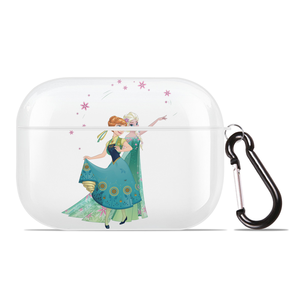 （画像用） アナと雪の女王 アンナ エルサ Frozen Anna Elsa 【AirPods Pro用】ハードシェル保護ケース 耐衝撃・防指紋・カラビナ付き商品仕様