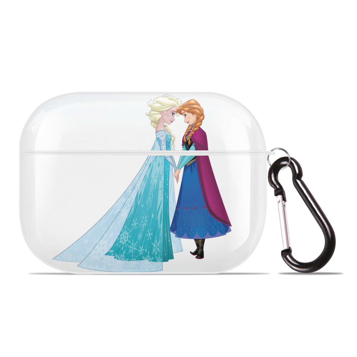 （画像用） アナと雪の女王 アンナ エルサ Frozen Anna Elsa 【AirPods Pro用】ハードシェル保護ケース 耐衝撃・防指紋・カラビナ付き商品仕様
