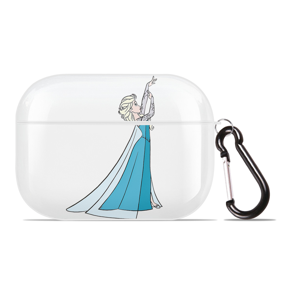 （画像用） アナと雪の女王 アンナ エルサ Frozen Anna Elsa 【AirPods Pro用】ハードシェル保護ケース 耐衝撃・防指紋・カラビナ付き商品仕様