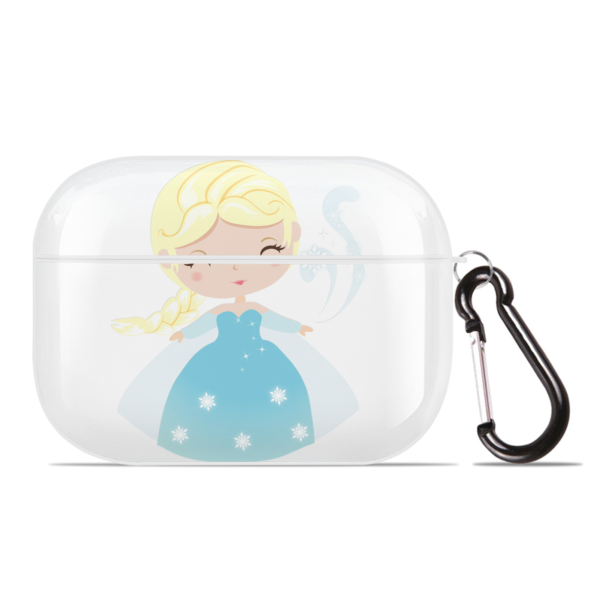 （画像用） アナと雪の女王 アンナ エルサ Frozen Anna Elsa 【AirPods Pro用】ハードシェル保護ケース 耐衝撃・防指紋・カラビナ付き商品仕様