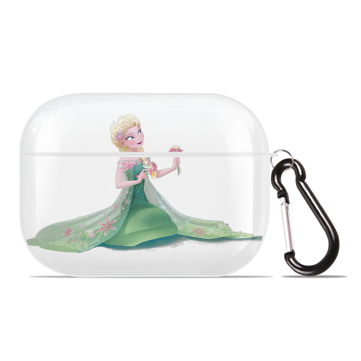 （画像用） アナと雪の女王 アンナ エルサ Frozen Anna Elsa 【AirPods Pro用】ハードシェル保護ケース 耐衝撃・防指紋・カラビナ付き商品仕様