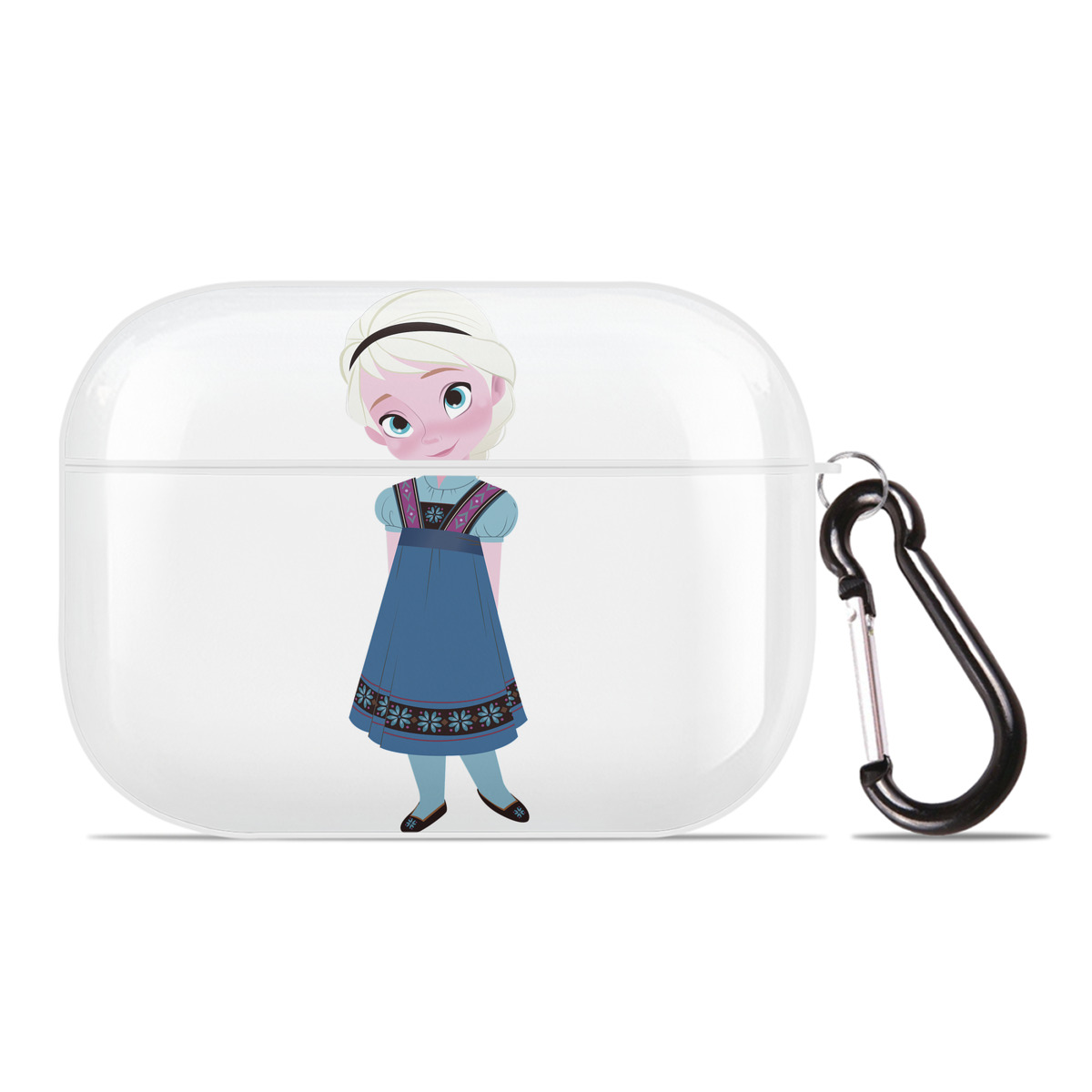 （画像用） アナと雪の女王 アンナ エルサ Frozen Anna Elsa 【AirPods Pro用】ハードシェル保護ケース 耐衝撃・防指紋・カラビナ付き商品仕様
