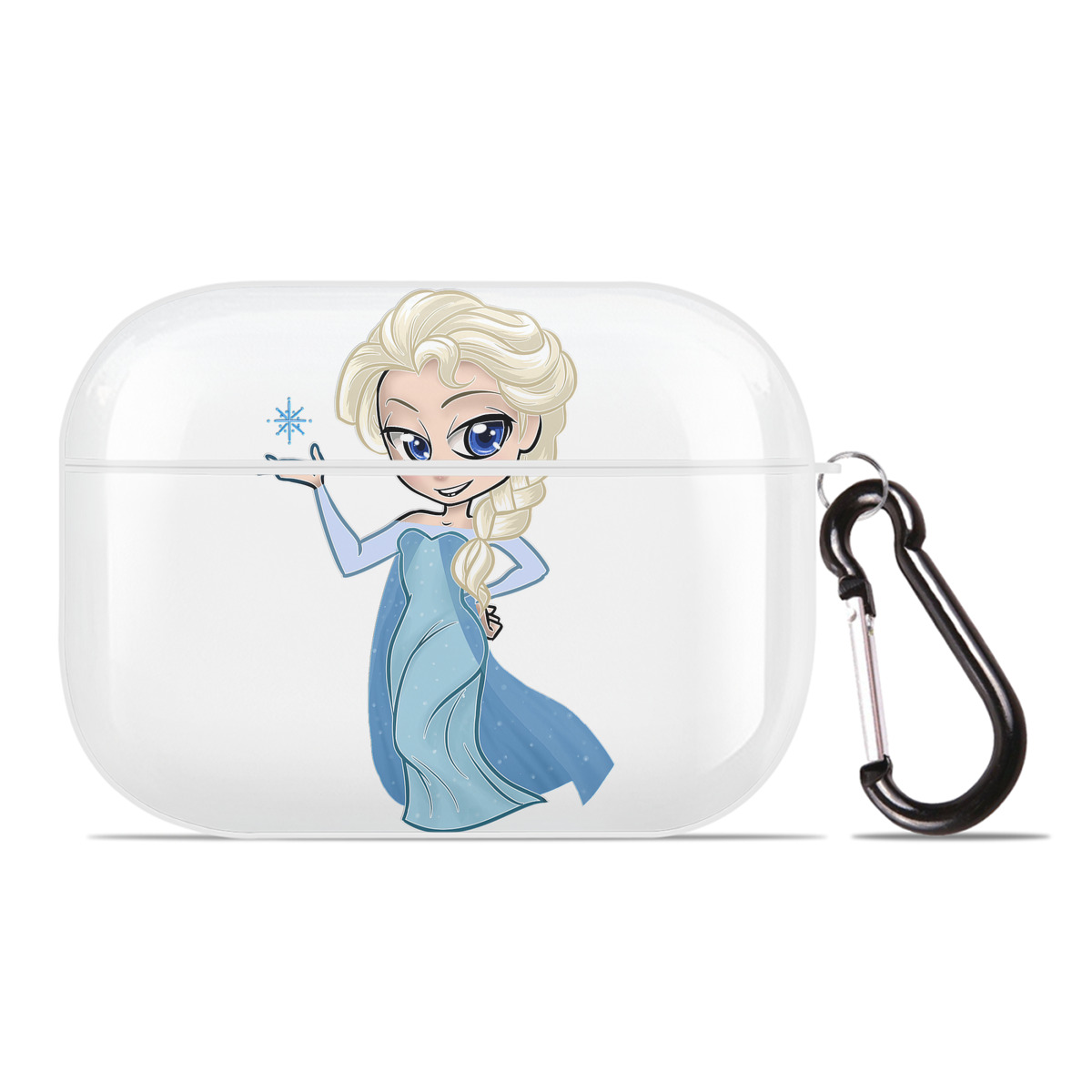 （画像用） アナと雪の女王 アンナ エルサ Frozen Anna Elsa 【AirPods Pro用】ハードシェル保護ケース 耐衝撃・防指紋・カラビナ付き商品仕様