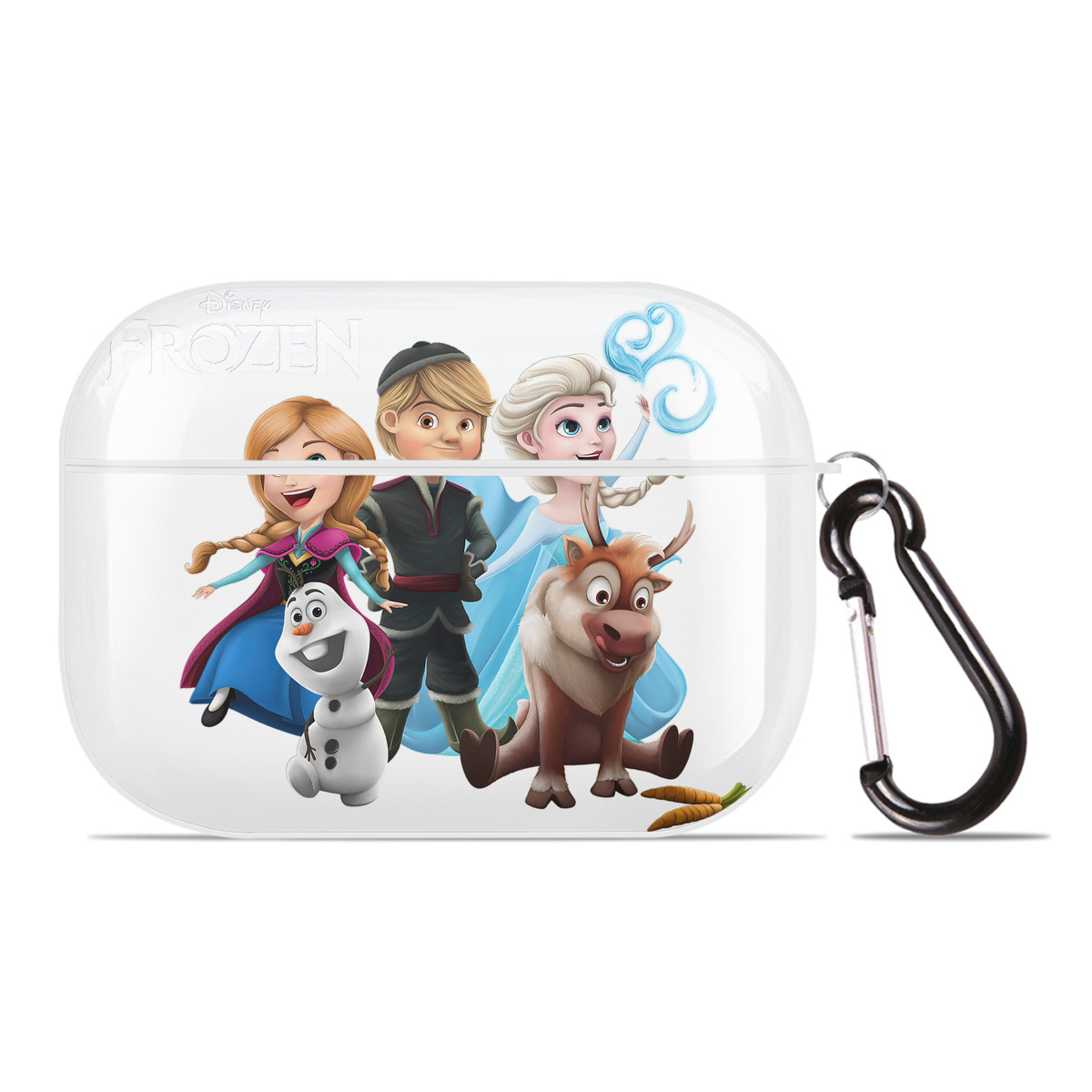 （画像用） アナと雪の女王 アンナ エルサ Frozen Anna Elsa 【AirPods Pro用】ハードシェル保護ケース 耐衝撃・防指紋・カラビナ付き商品仕様