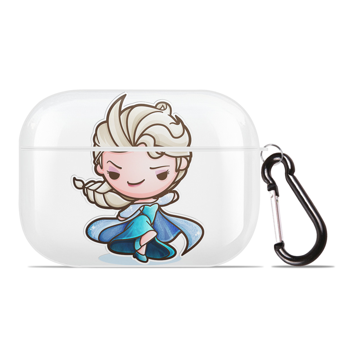 （画像用） アナと雪の女王 アンナ エルサ Frozen Anna Elsa 【AirPods Pro用】ハードシェル保護ケース 耐衝撃・防指紋・カラビナ付き商品仕様