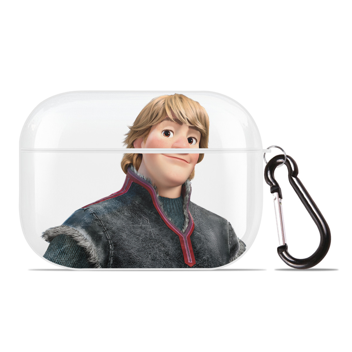 （画像用） アナと雪の女王 アンナ エルサ Frozen Anna Elsa 【AirPods Pro用】ハードシェル保護ケース 耐衝撃・防指紋・カラビナ付き商品仕様