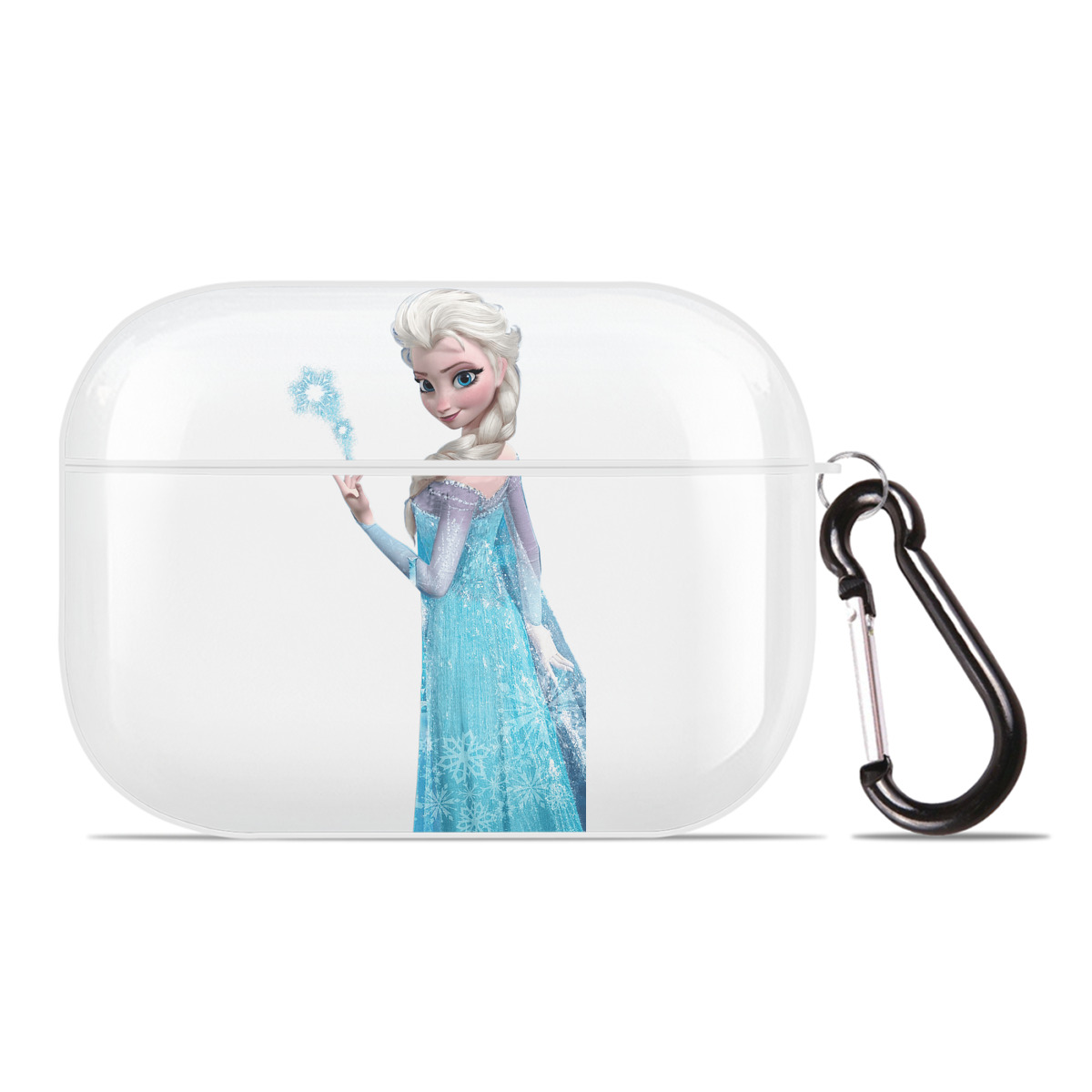 （画像用） アナと雪の女王 アンナ エルサ Frozen Anna Elsa 【AirPods Pro用】ハードシェル保護ケース 耐衝撃・防指紋・カラビナ付き商品仕様