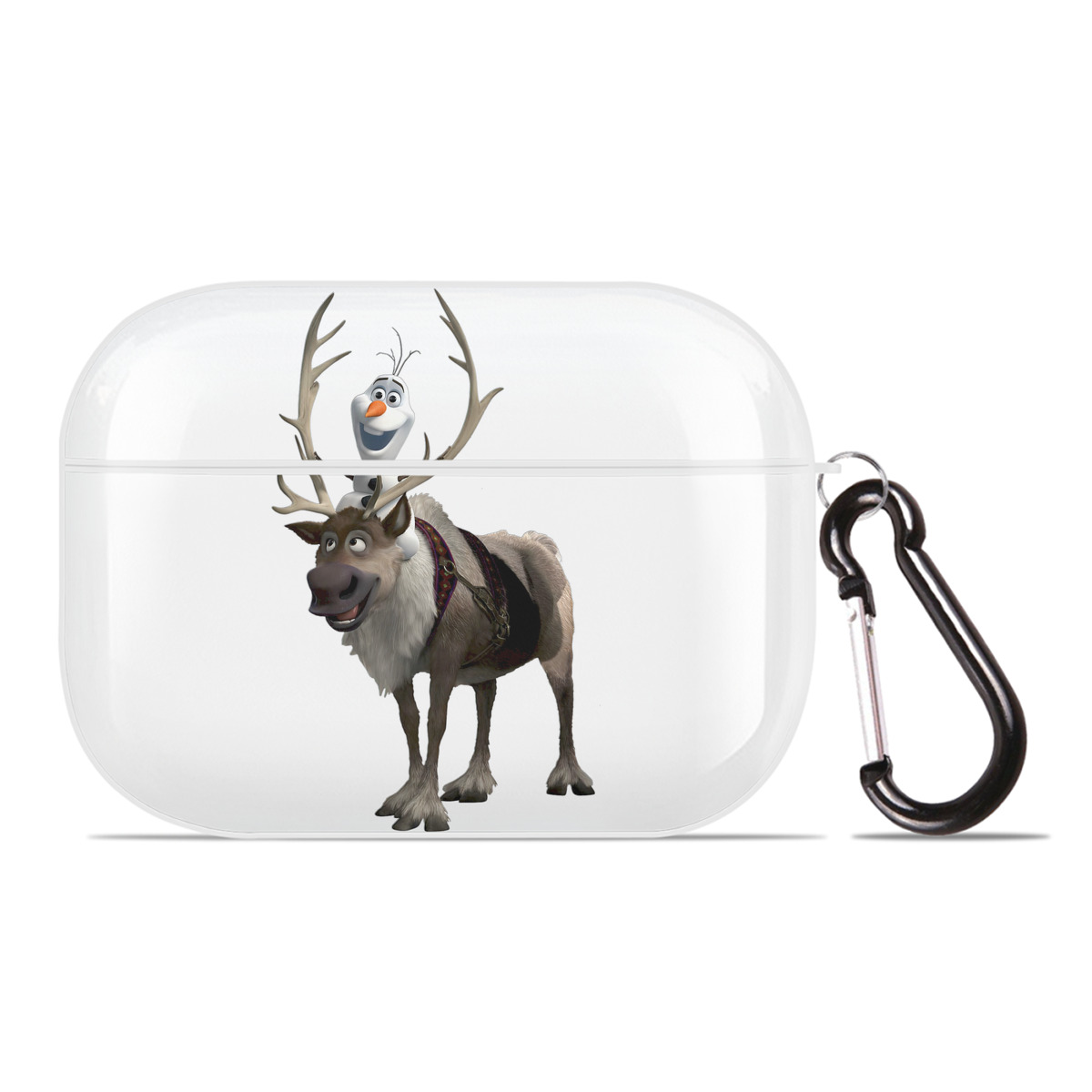 （画像用） アナと雪の女王 アンナ エルサ Frozen Anna Elsa 【AirPods Pro用】ハードシェル保護ケース 耐衝撃・防指紋・カラビナ付き商品仕様