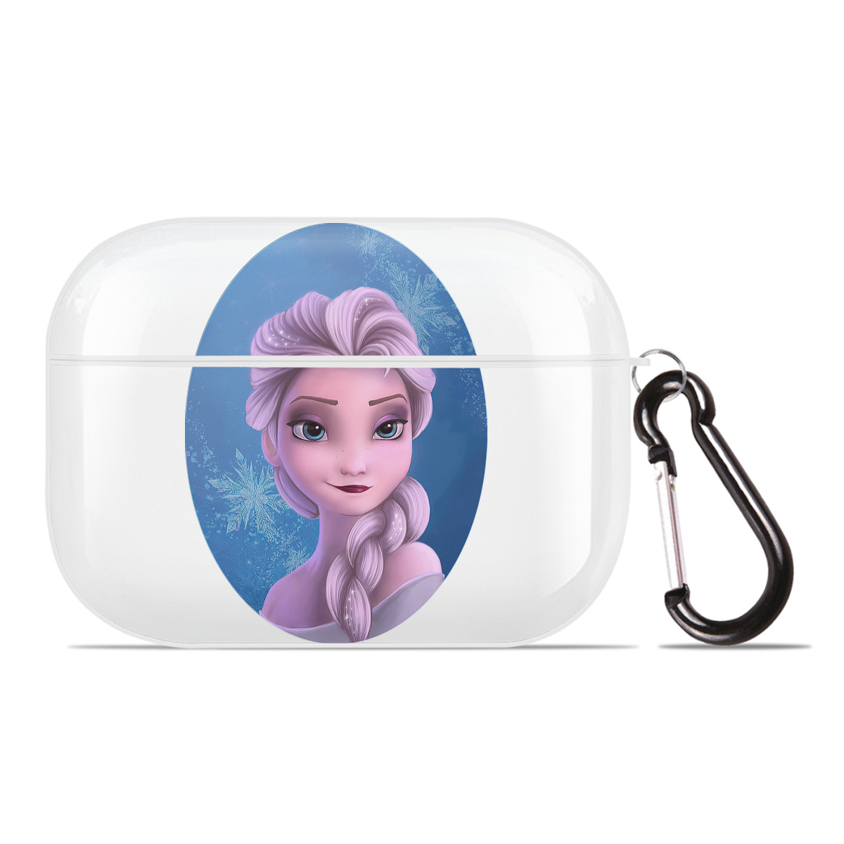 （画像用） アナと雪の女王 アンナ エルサ Frozen Anna Elsa 【AirPods Pro用】ハードシェル保護ケース 耐衝撃・防指紋・カラビナ付き商品仕様
